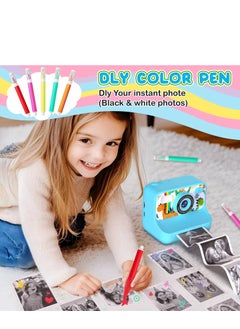 BlueFire Kids Instant Print Camera with 1080P Video, Digital Photo, MP3 Player, Games & Rechargeable Battery – Fun Toy Camera for Boys & Girls  - Image 4