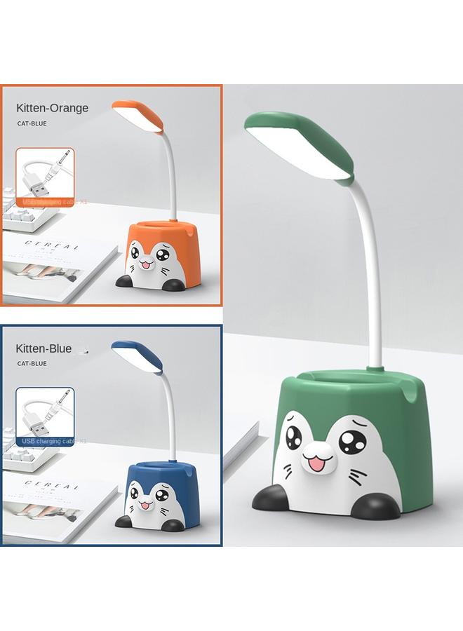 الأزرق جي دبليو إضاءة جديدة لتعلم إعادة شحن مصابيح الطاولة ، مصابيح السرير في غرفة نوم الطلاب ، ومصابيح النوم الصغيرة الإبداعية بالجملة - Image 1