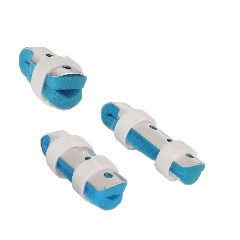 3PCS Finger Splints Lightweight Aluminum Alloy Sponge S M L Broken Finger Protector for Fracture - Image 2