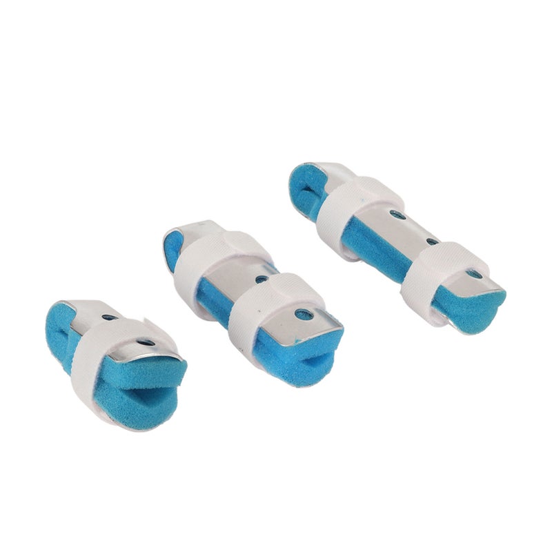 3PCS Finger Splints Lightweight Aluminum Alloy Sponge S M L Broken Finger Protector for Fracture - Image 5
