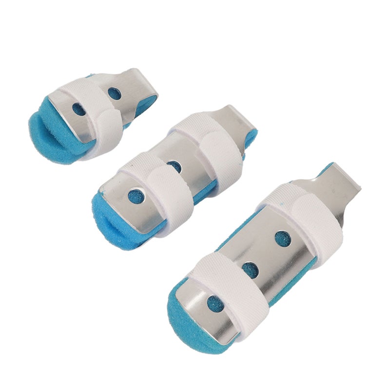 3PCS Finger Splints Lightweight Aluminum Alloy Sponge S M L Broken Finger Protector for Fracture - Image 3