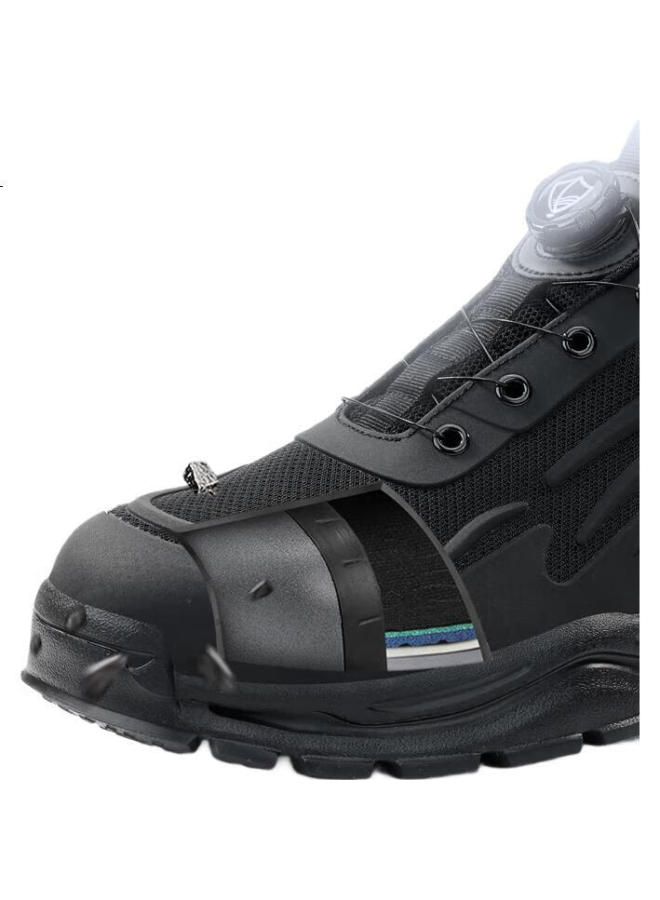 Blue Gull Shield Blue Owl Shield Safety Shoes For Men, Lightweight Breathable Steel Toe Cap Puncture-Resistant Soft-Soled Work Site Functional Shoes D211N Size 40 - Image 1