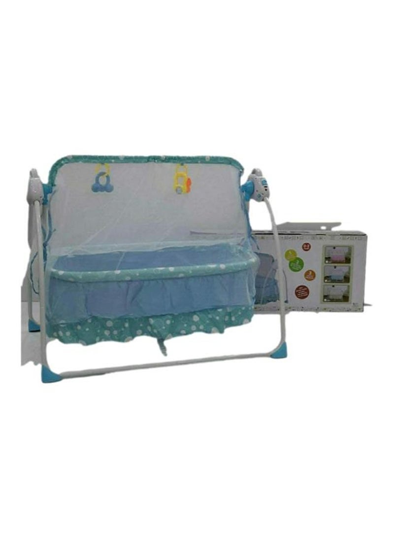 Newborn Baby Swing Cradle With Mosquito Net Baby Cot 