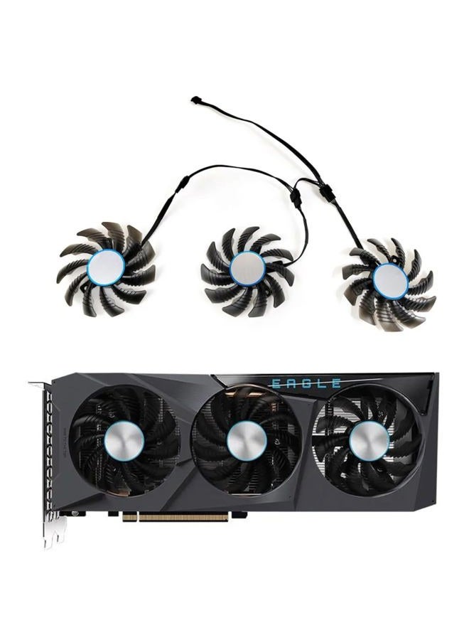 LTANDBR 75MM PLD08010S12H Cooler Fan Replacement for Gigabyte Radeon RX 6600 6700 XT RTX 3070 Ti Eagle Graphics Video Card Cooling Fan - Image 1