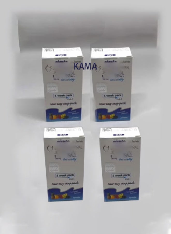 100% Original Natural 100% Original Pack — 4-box Easy 28 Sachets Pack