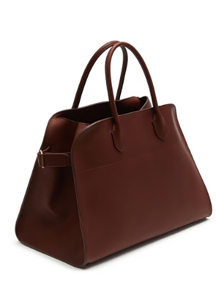 TR - The tote bag named Margaux 15, made from smooth leather, is from The Row. - Image 1