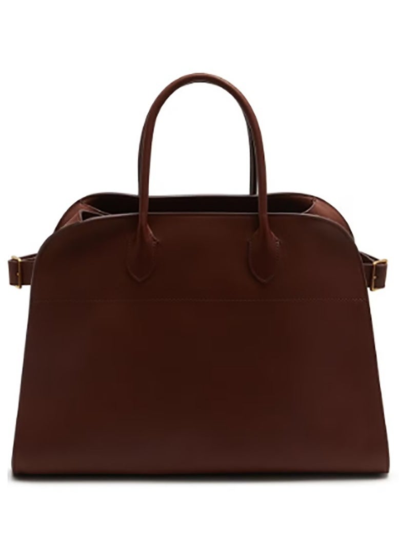 TR - The tote bag named Margaux 15, made from smooth leather, is from The Row. - Image 1