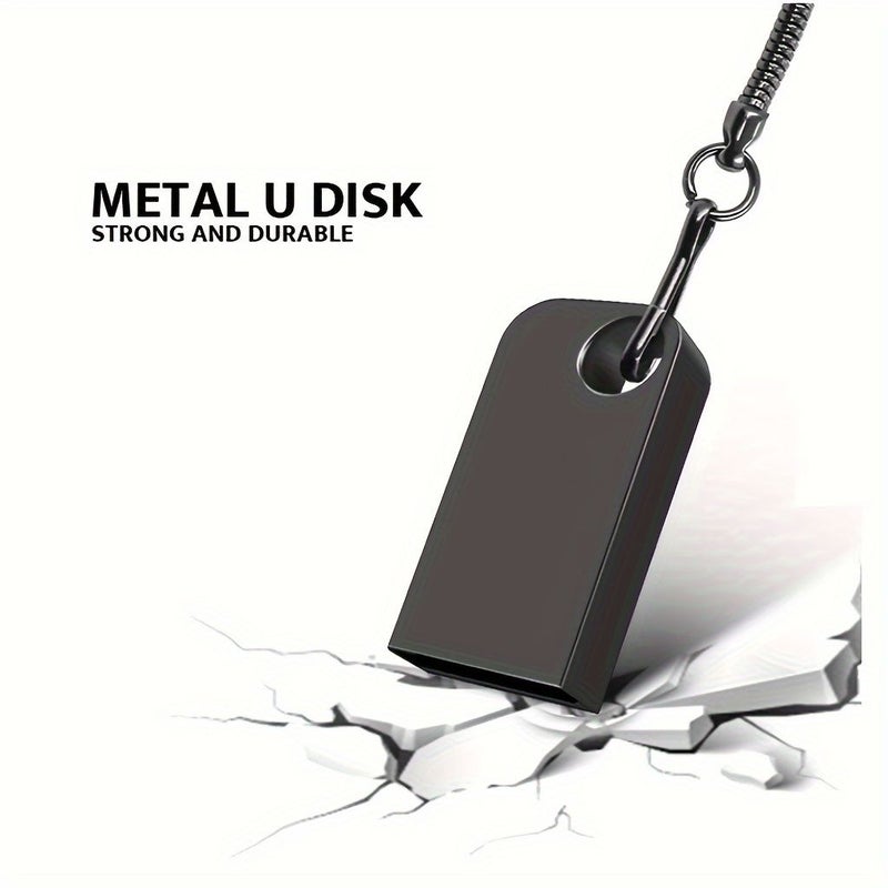 محرك أقراص فلاش USB سعة 256 ميجابايت عالي السرعة USB 2.0 مصنوع من المعدن (قلم تخزين) للكمبيوتر الشخصي، اللابتوب، الجهاز اللوحي، الهاتف المحمول، صوتيات السيارة، وأجهزة الألعاب. - Image 3