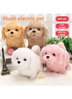 Generic Children's Simulation Toy Electric Dog 1-3 Teddy Bunny Cat Pet Stall Electronic Pet Plush Toy-Color:Lion Dog Gray  - Image 2