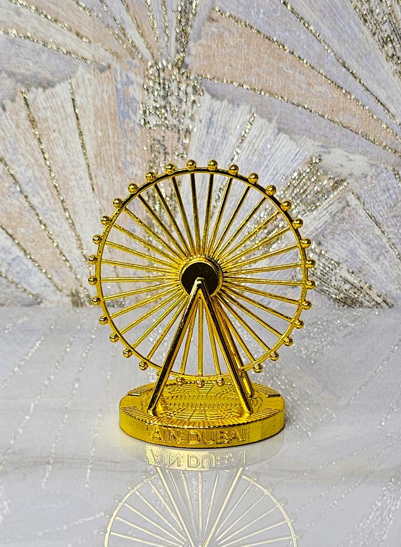 Souvenir Souq Decoration Metal Ain Dubai 11*10cm Gold Color - Image 1