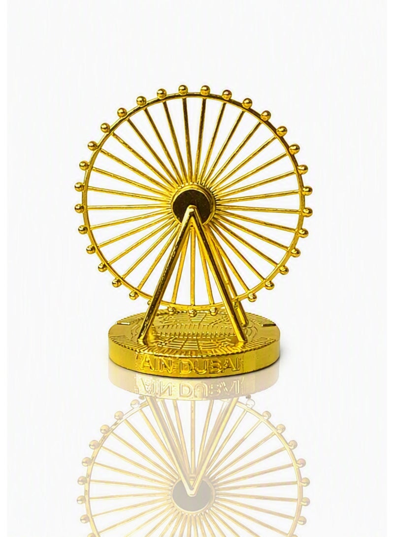 Souvenir Souq Decoration Metal Ain Dubai 11*10cm Gold Color - Image 1