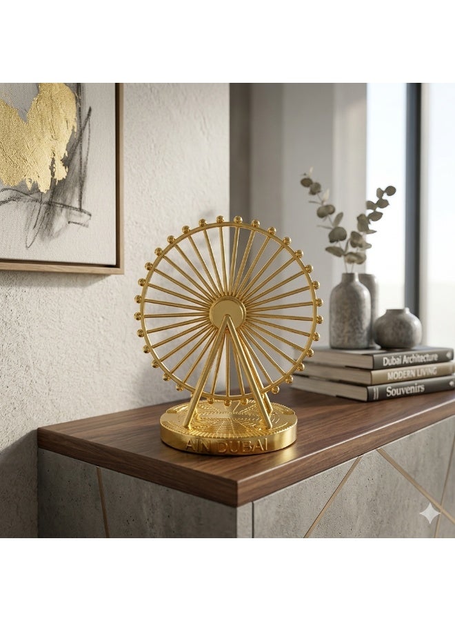 Souvenir Souq Decoration Metal Ain Dubai 11*10cm Gold Color - Image 2