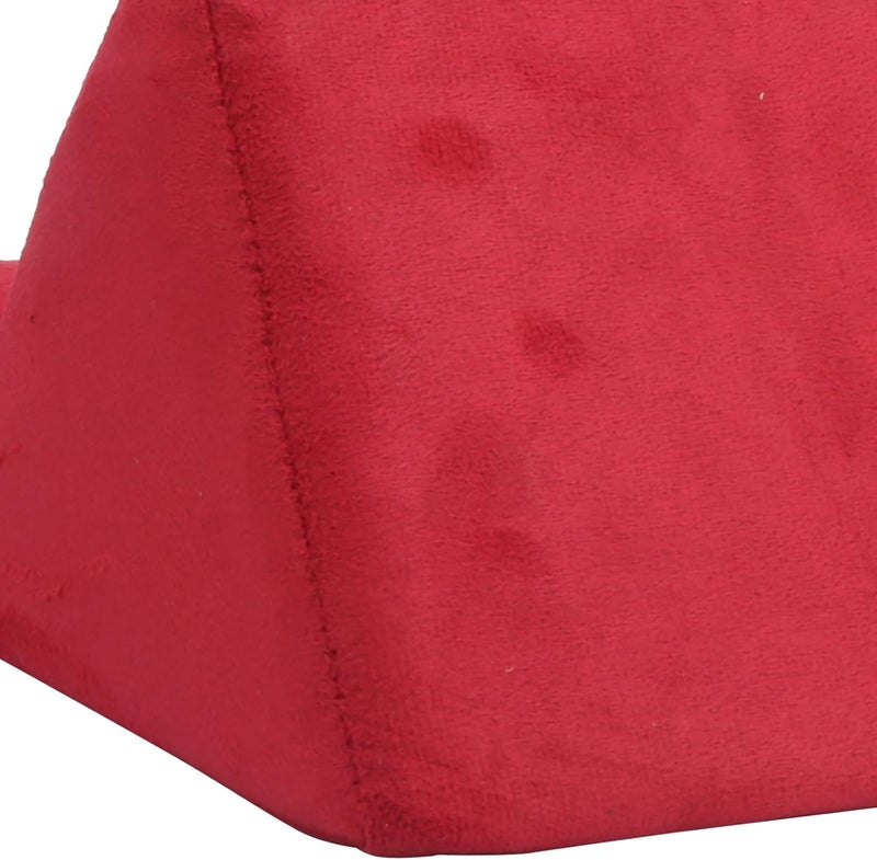 Karlak Pillow Tablet Stand Holder Bed Tablet Holder Reading Portable Lightweight Suede Fabric Support Cushion with Flexible Support for Bed Armrests Carpet Thighs - Image 4