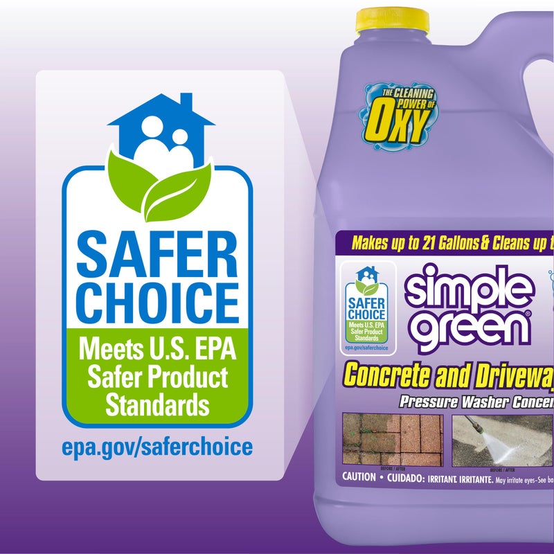 Simple Green Oxy Solve Concrete and Driveway Pressure Washer Cleaner, Purple, Unscented, 128 Fl.Oz - Image 3