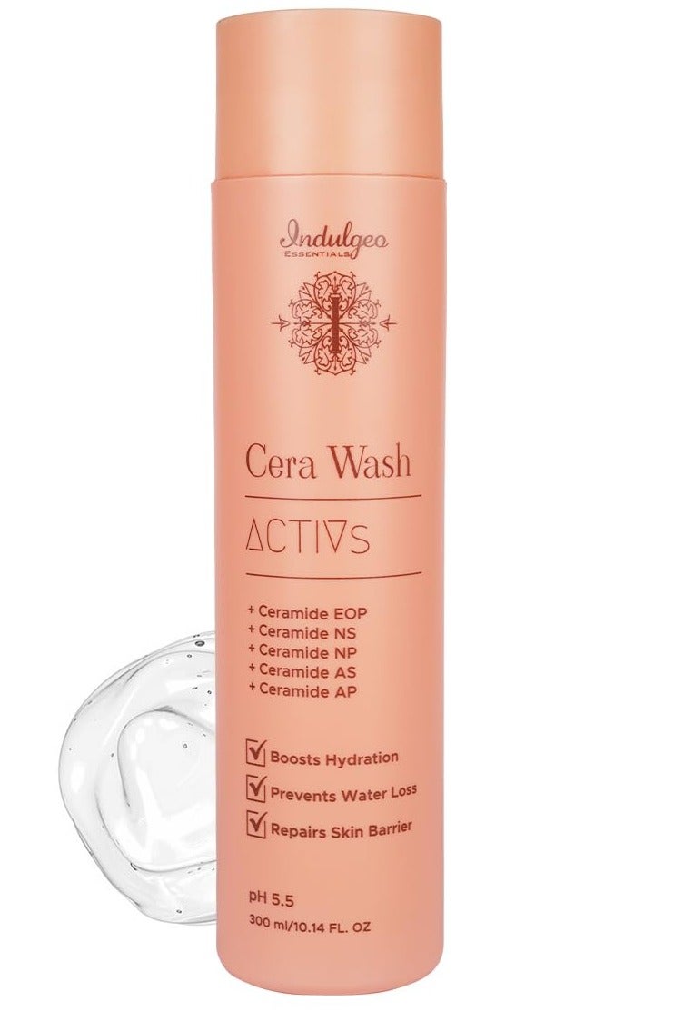 Indulgeo Essentials CERA WASH Ceramide Body Wash 300ml For All Skin Types - Image 1
