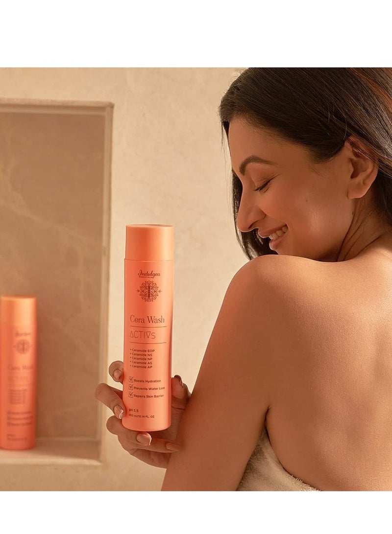Indulgeo Essentials CERA WASH Ceramide Body Wash 300ml For All Skin Types - Image 3