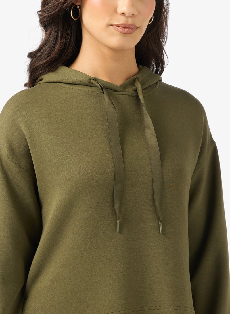 VERO MODA V-Neck Long Sleeve Hoodie - Image 3