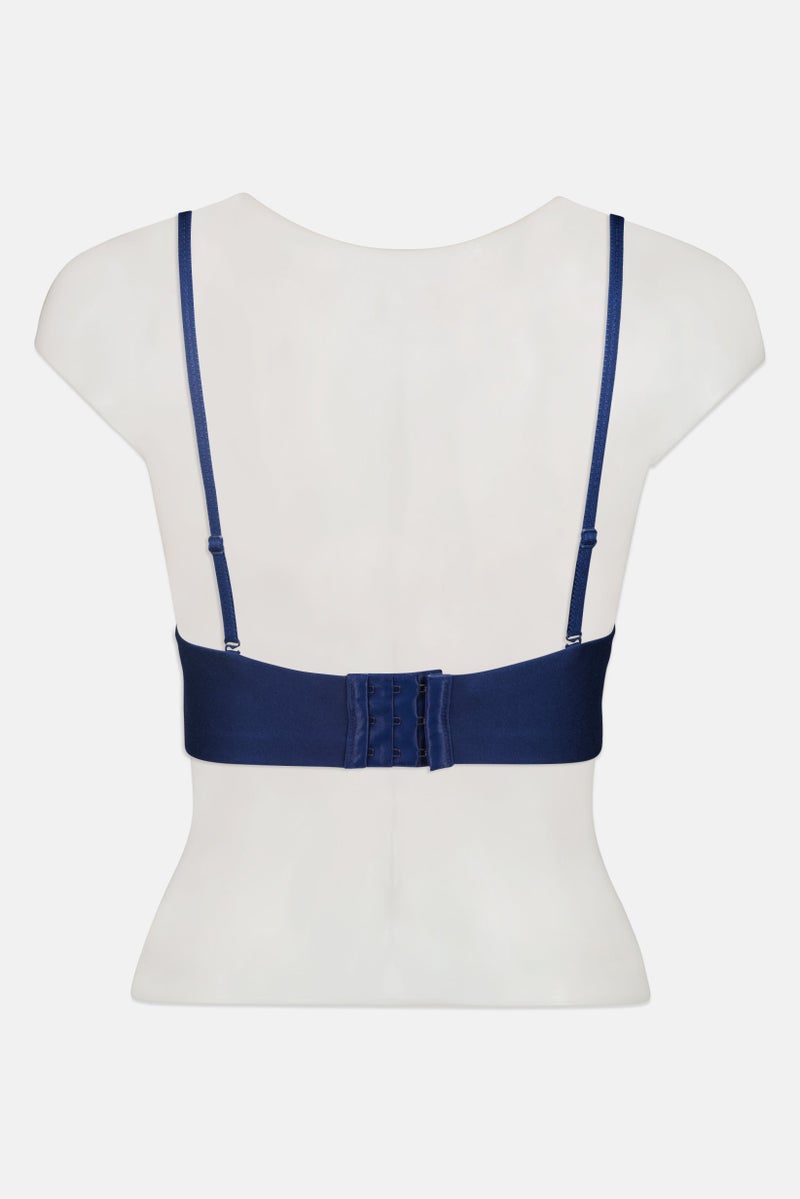 TRIUMPH سوتيان نسائي مبطن مزود بأسلاك، أزرق داكن - Image 3