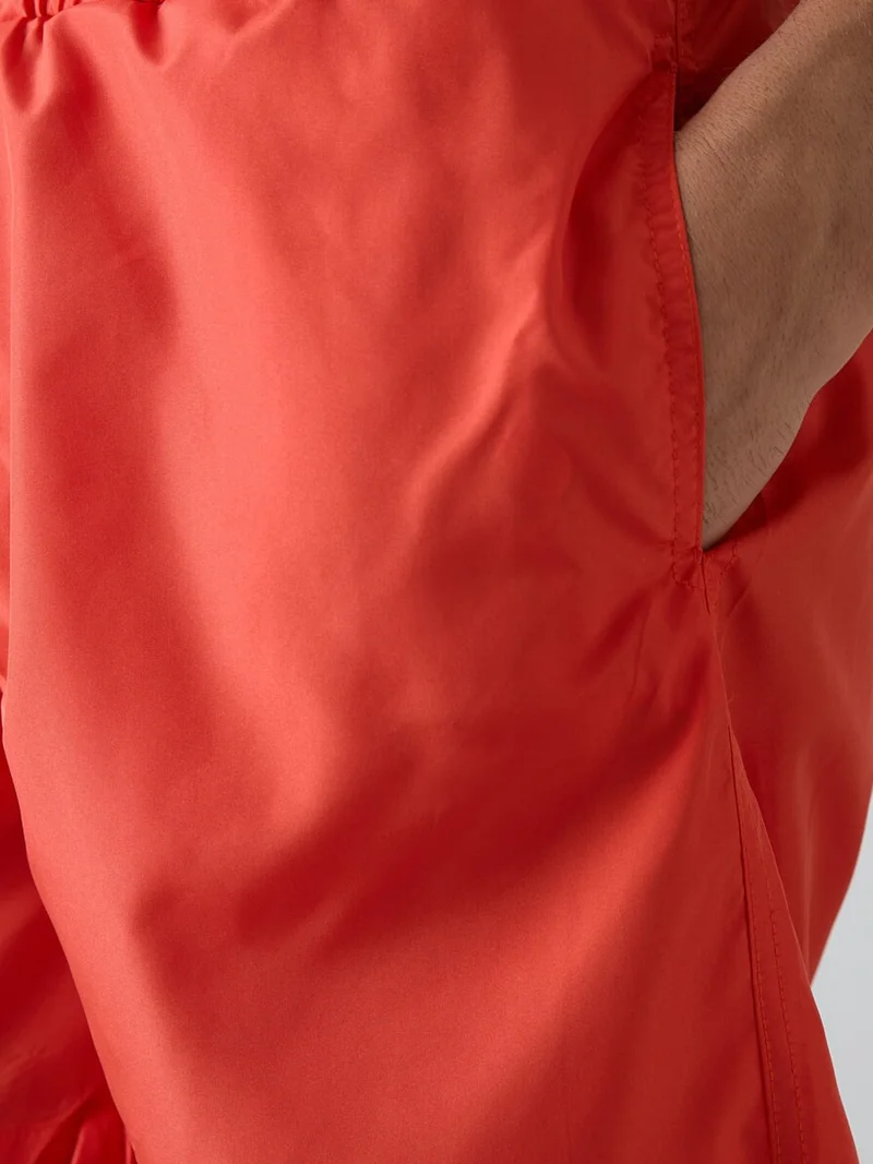 Tommylife Bright Orange TOMMY Men's Pull-On One-Piece Shorts Set for Men | Best Price UAE