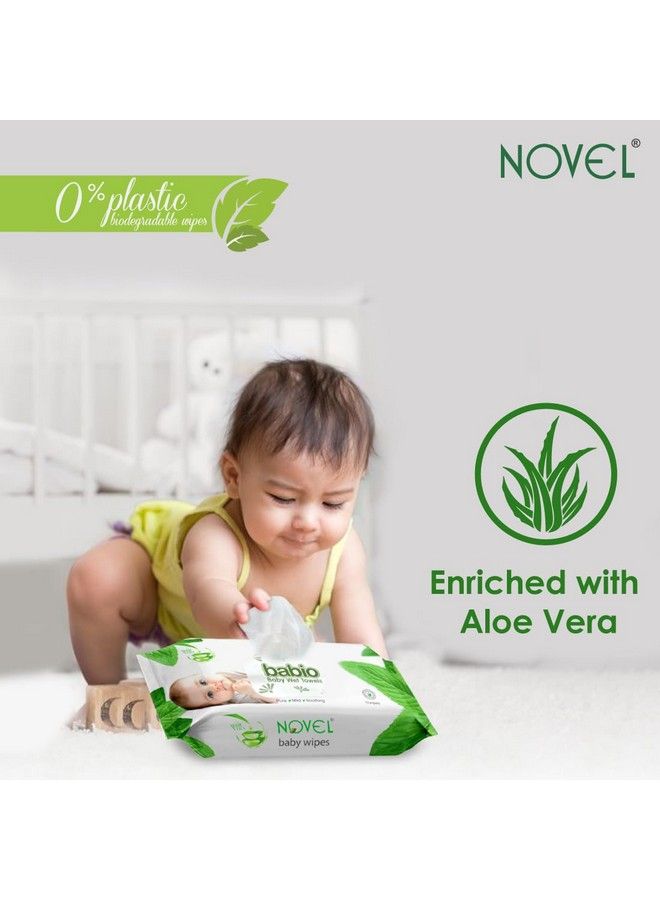Novel Baby Wet Wipes (Pack Of 4 72 Sheet) - Image 3