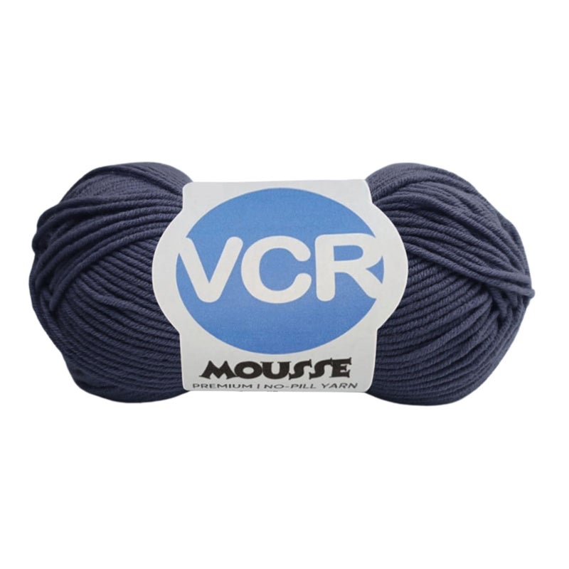 VCR 4ply Navy Blue Yarn, 100 Grams Hank, 190 Meters Length, Acrylic Ball for Crochet and Knitting, Soft Crosia Threads, Pack of 1 Yarn, Suitable for DIY Crafts - Image 5