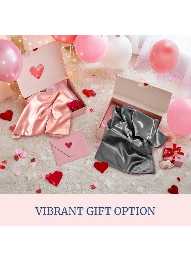 BEDELITE Satin Pillowcase for Hair and Skin, Super Soft and Cooling Similar to Silk Pillow Cases 2 Pack with Envelope Closure, Gift for Women Men(13"x18" Toddler Size, Airy Blue) - Image 4