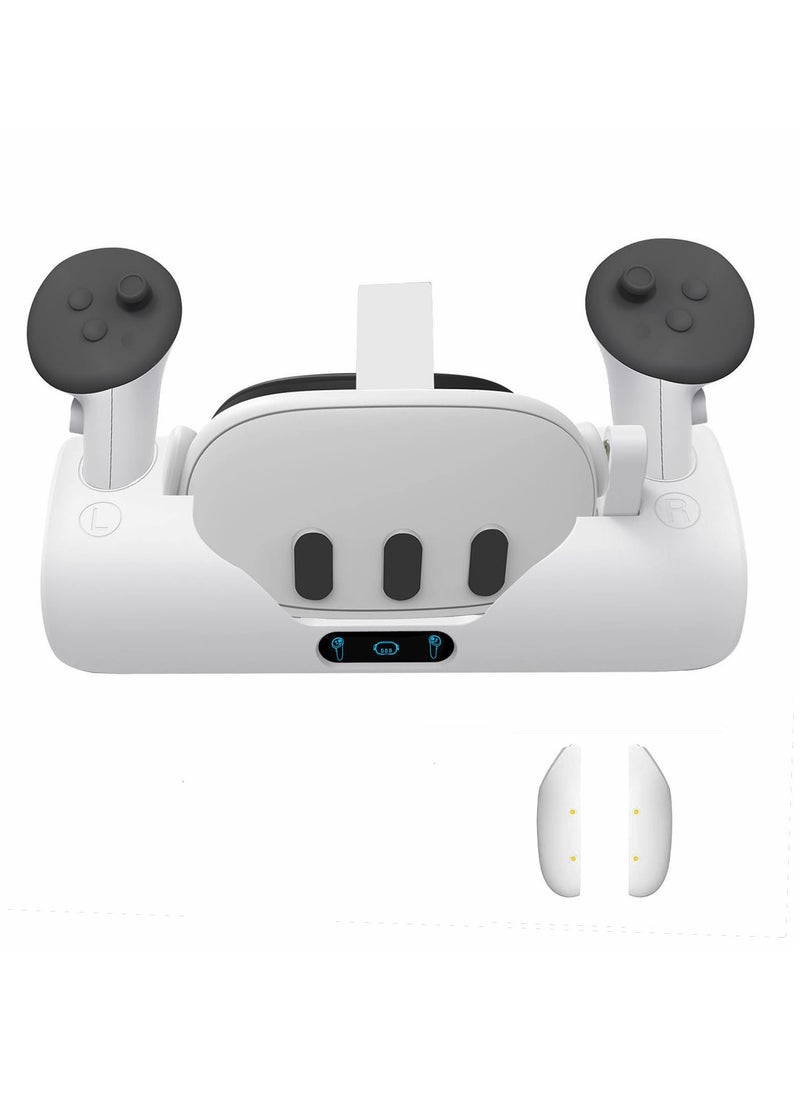 Generic - Fast Charging VR Dock for Oculus Quest 3 & Meta Quest 3 - Magnetic Stand with LED Indicator, Compatible with VR Headset & Controller Accessories - Image 1