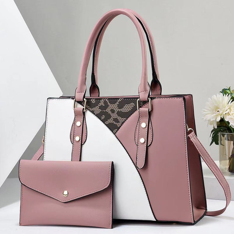 Trendy Color-Blocked Mother-Daughter Bags, Elegant Shoulder And Crossbody Handbags For Women, Factory High-End Ladies' Bags For Sales - Image 3
