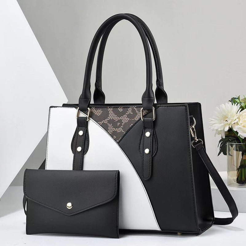 Trendy Color-Blocked Mother-Daughter Bags, Elegant Shoulder And Crossbody Handbags For Women, Factory High-End Ladies' Bags For Sales - Image 2