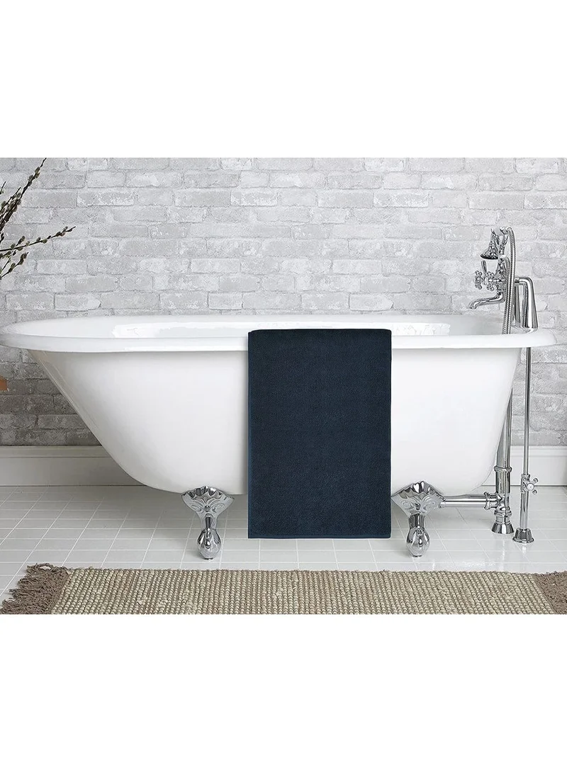 1 تشيس Oversized Bath  Sheets , Soft Absorbent Large Towels Set Of 2  600 GSM 76.2x152.4 CM Navy