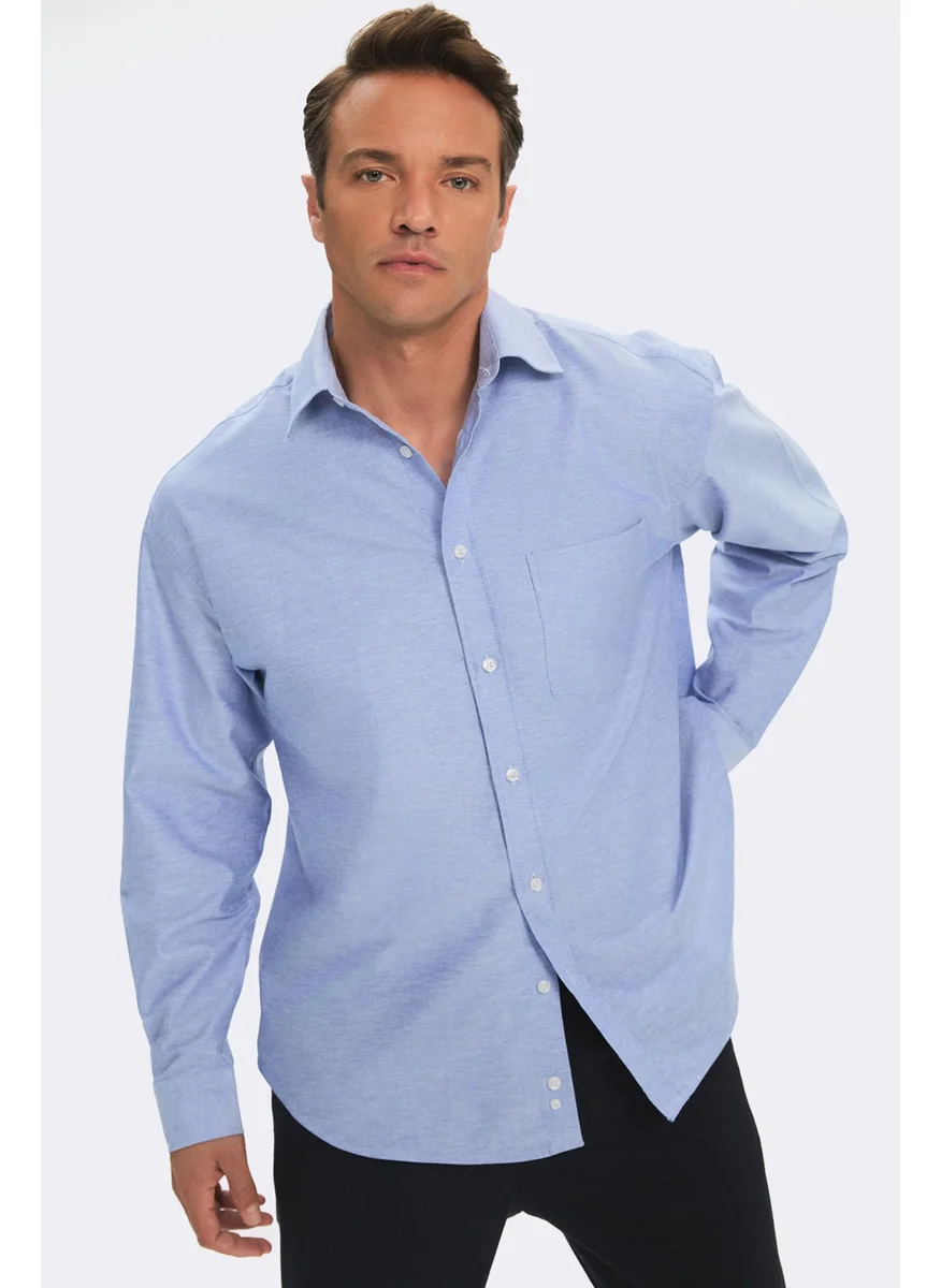 JUNE Exclusive Men's Oversize Linen Blend Shirt