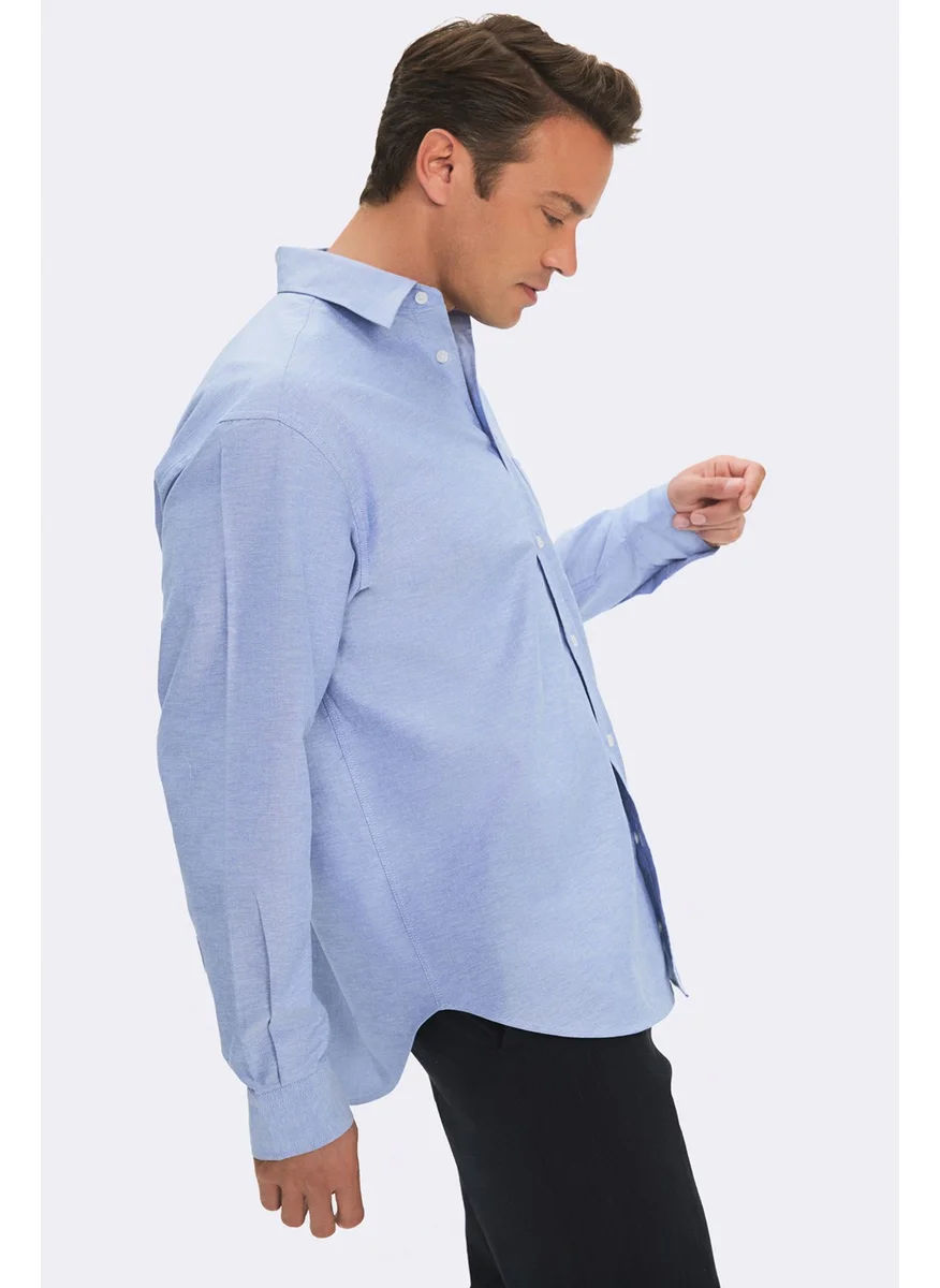 JUNE Exclusive Men's Oversize Linen Blend Shirt