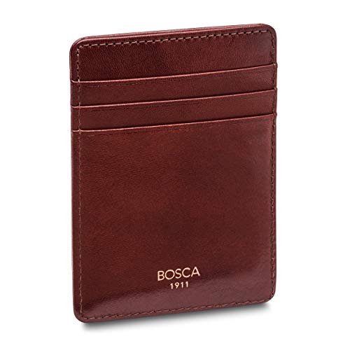 Bosca Old Leather RFID Blocking Front Pocket Wallet with Magnetic Money Clip - Leather Wallet for Men - Image 1
