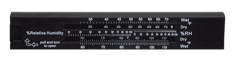 مقياس الرطوبة SP Bel-Art، مقياس الرطوبة H-B DURAC Compact Sling Psychrometer; 20/120F (B61503-0100)