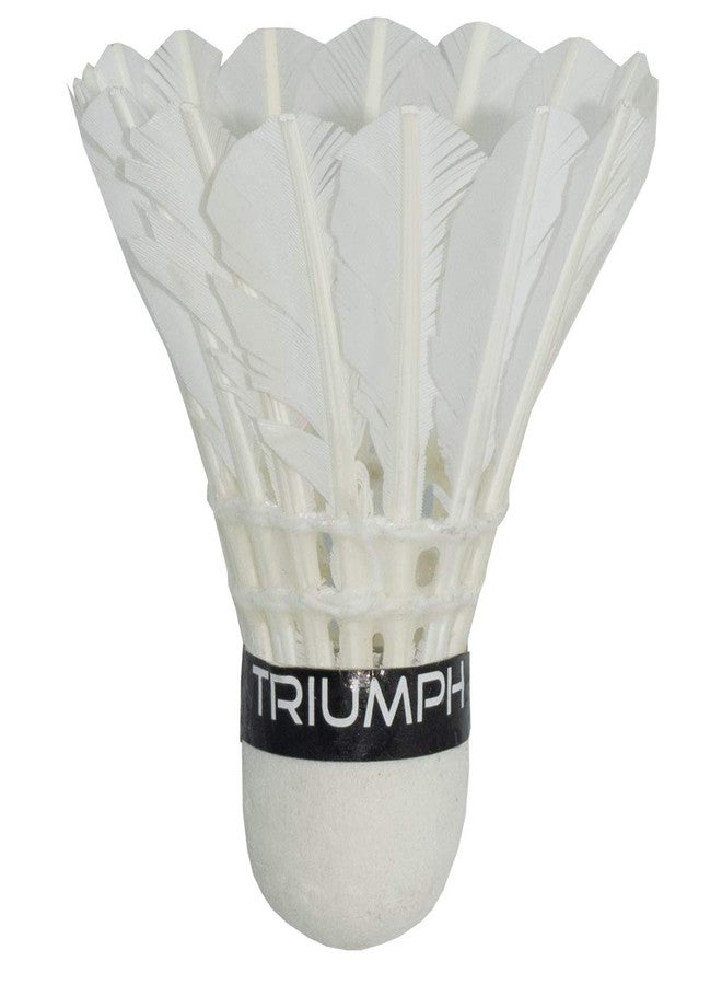 Triumph Passion Badminton Alloy Steel 2 Pcs Racquet Set with 10 Pcs Outbreak Feather Shuttlecock and Full Racket Cover for Adults (Multicolour)() - Image 4