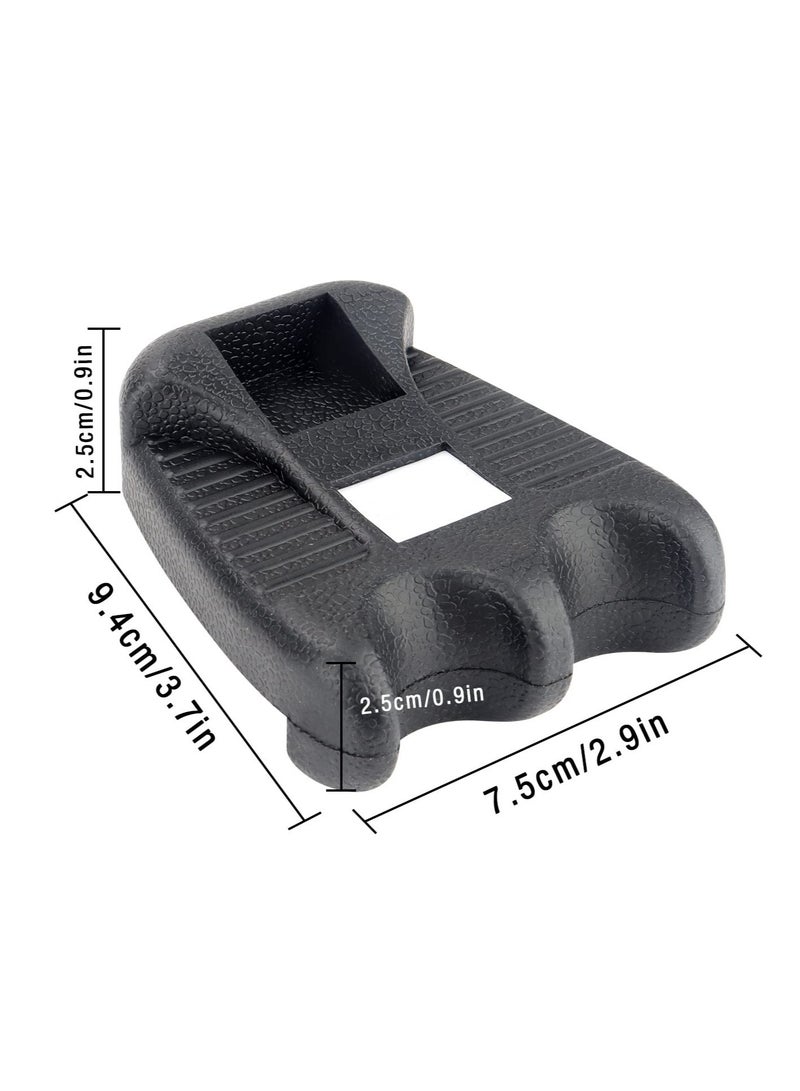 SYOSI Pool Cue Holder, Portable Billiard Cue Rack with Chalk Holder, Non-Slip Pool Cues Stick Holder (2 Holes) - Image 2