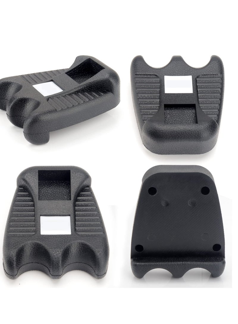 SYOSI Pool Cue Holder, Portable Billiard Cue Rack with Chalk Holder, Non-Slip Pool Cues Stick Holder (2 Holes) - Image 5