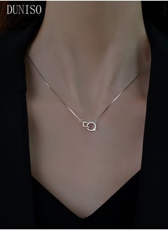 DUNISO Drop-Shaped Pendant Necklace For Women and Girls Trendy Fashion Accessories with a Unique Minimalist Vibe Fashion Jewelry Dress Accessories  - Image 1