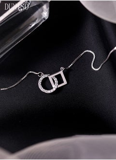 DUNISO Drop-Shaped Pendant Necklace For Women and Girls Trendy Fashion Accessories with a Unique Minimalist Vibe Fashion Jewelry Dress Accessories  - Image 3