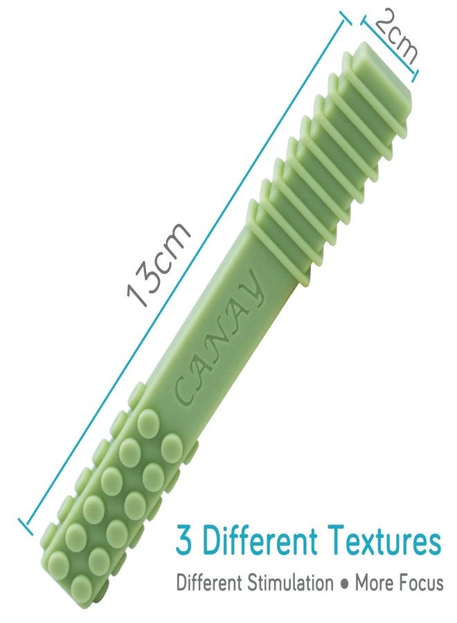 CANAY Xtra Tough Sensory Chew Stick Toys (5 Pack) - Designed for ADHD, Autism, SPD, Oral Motor Stimulation, Special Needs - Extra Tough Sensory Oral Motor Chew Tool (Toughest - Aggressive Chewer) - Image 4