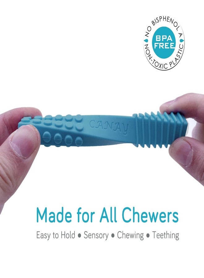 CANAY Xtra Tough Sensory Chew Stick Toys (5 Pack) - Designed for ADHD, Autism, SPD, Oral Motor Stimulation, Special Needs - Extra Tough Sensory Oral Motor Chew Tool (Toughest - Aggressive Chewer) - Image 3