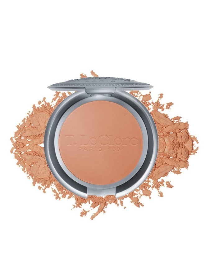 T. Leclerc Compact Pressed Powder - Super-Blendable Face Makeup Longwear Portable Matte Finish for Radiant Natural Medium to Full Coverage Airbrushing Mineral Based For Pores & Imperfections (Canelle) - Image 1