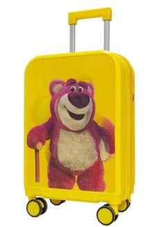 GoldenLike Kids' Luggage,20" Children Travel Suitcase with 3D Transform Pattern Sticker,Kids Carry On Luggage Cute Toddler Suitcase Travel Luggage,Hardside Rolling Suitcase Child Trolley Case for Toddlers Boys Girls  - Image 1