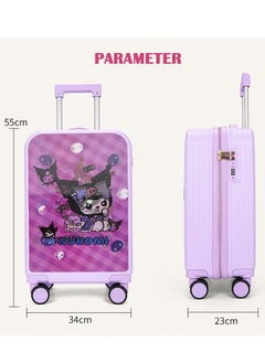 GoldenLike Kids' Luggage,20" Children Travel Suitcase with 3D Transform Pattern Sticker,Kids Carry On Luggage Cute Toddler Suitcase Travel Luggage,Hardside Rolling Suitcase Child Trolley Case for Toddlers Boys Girls  - Image 3