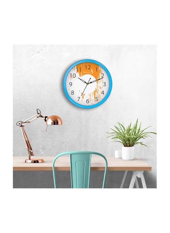 Story At Home Plastic Round Wall Clock, Light Blue, 25 cm X 25 cm X 4 cm - pzsku/ZA4525723D83849CF43C8Z/45/_/1735368629/a8dea34f-756f-4cc7-b885-9bfe8312a6fb