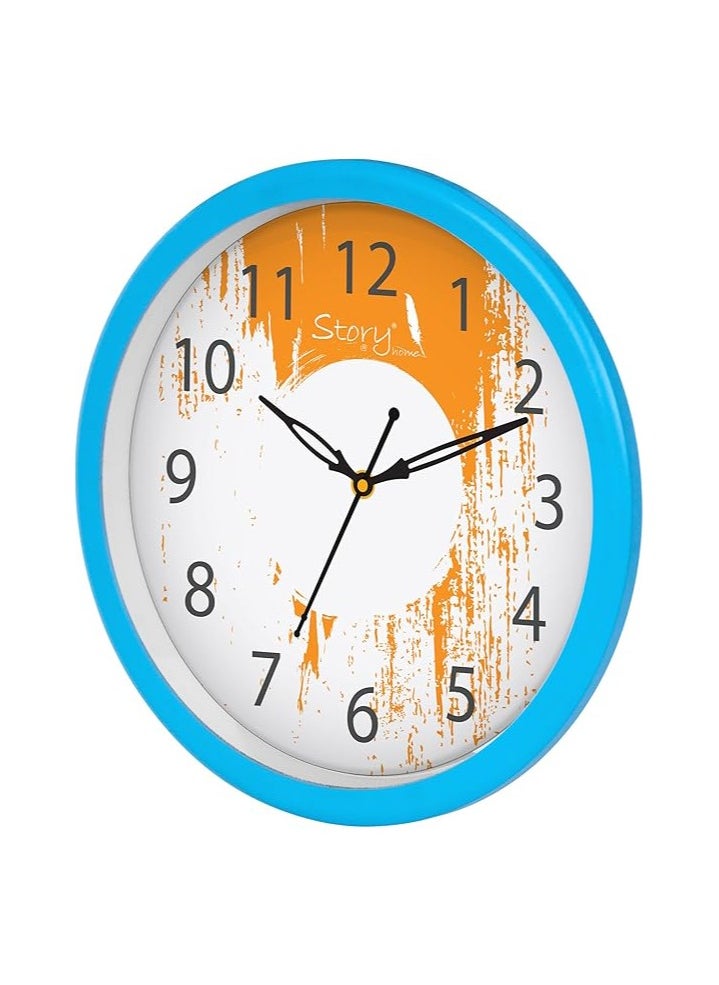 Story At Home Plastic Round Wall Clock, Light Blue, 25 cm X 25 cm X 4 cm - pzsku/ZA4525723D83849CF43C8Z/45/_/1735368639/bbe49425-5a73-495f-850f-8cb7c46dadcf