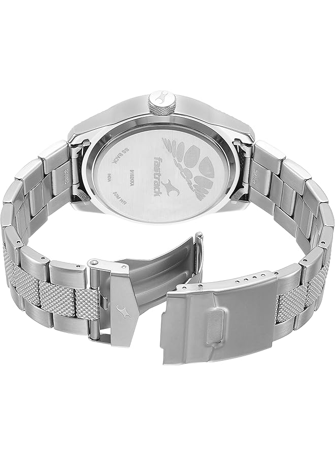 فاستراك ساعة موتور هيدز التناظرية ذات الميناء الأسود للرجال - Image 2