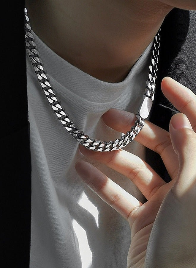 DUNISO Fashionable Necklace and Bracelet Chain set Cool Sweater Chain for Men and Women Jewelry Gift for Lover and Friend - Image 1