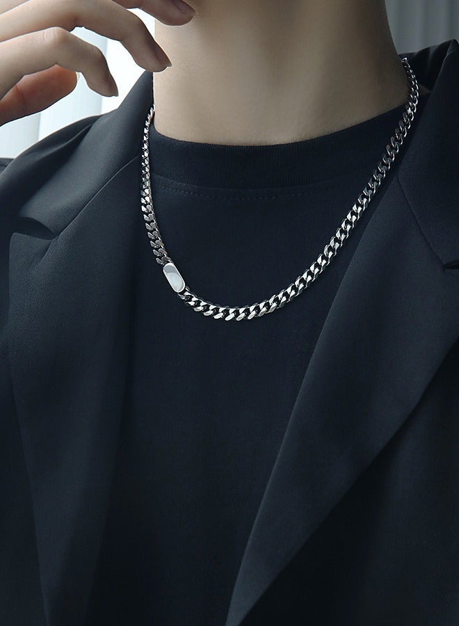 DUNISO Fashionable Necklace and Bracelet Chain set Cool Sweater Chain for Men and Women Jewelry Gift for Lover and Friend - Image 4