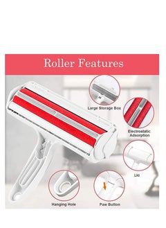 Cool Baby COOLBABY  Pet Hair Remover, Dog Hair Cat Hair Remover Roller, Reusable Pet Hair Remover, Easy to Clean Pet Hairs, Suitable for Furniture, Sofa, Bedding, Clothing, Carpet  - Image 3